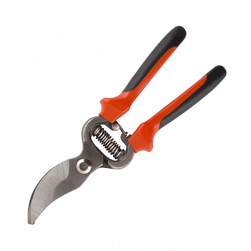 Секатор плоскостной Park FB8624, двухкомпонентные рукоятки, диаметр реза 15 мм, 210 мм фото