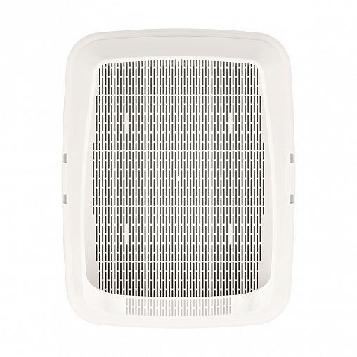 Лоток для животных Альтернатива, с высоким бортом и сеткой, серый фото