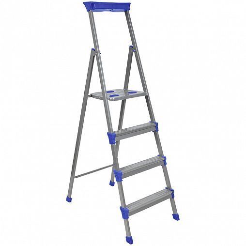 Стремянка Nika СМ4, стальная, 4 ступени, 1,51 м фото