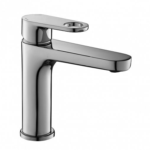 Смеситель для раковины с коротким изливом Rossinka RS33-13, однорычажный, хром фото