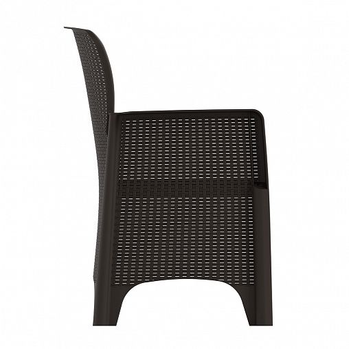 Кресло Альтернатива Ротанг Лайт, 62 x 58,5 x 85 см, мокко фото