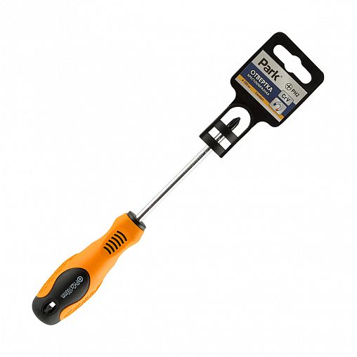 Отвертка крестовая магнитная Park Standart, PH2 x 100 мм фото