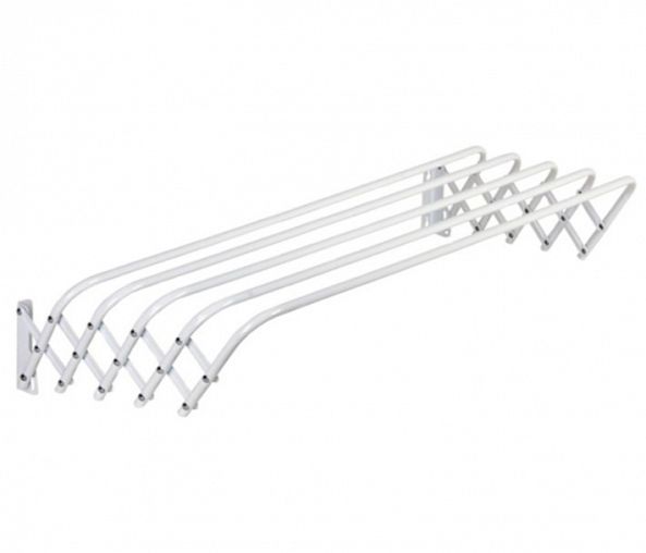 Сушилка для белья настенная раздвижная Violet Бриз, сушильное полотно 5 м фото