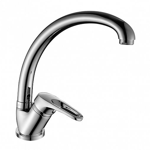 Смеситель для кухни Rossinka B35-25, однорычажный, хром фото