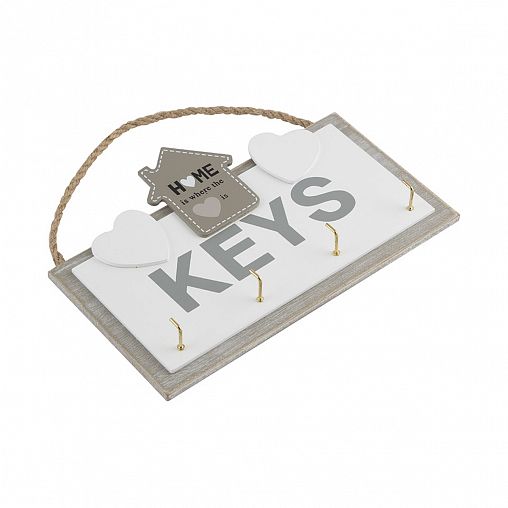 Ключница Волшебная страна, 4 крючка, с подвесом фото