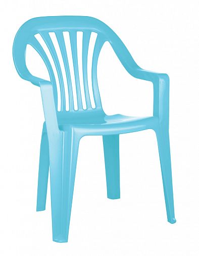 Стул детский Пластишка, 370 x 360 x 550 мм, голубой фото