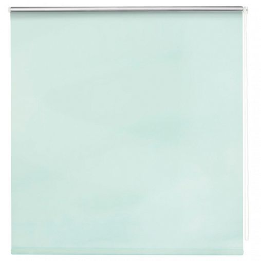 Рулонная штора Decofest Свежая мята, блэкаут, миниролл, 120 x 160 см фото