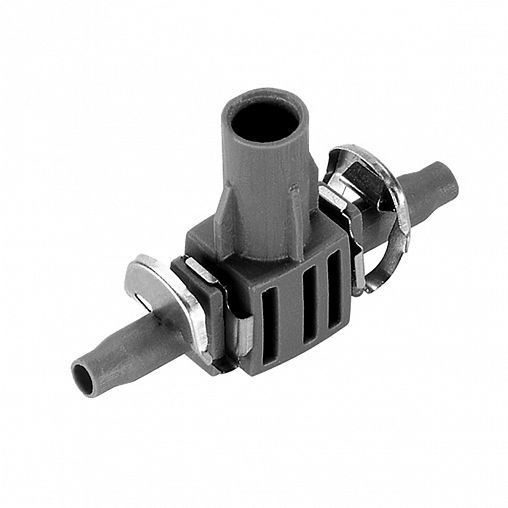 Соединитель для микронасадок Gardena, T-образный, 3/16", набор 5 шт фото