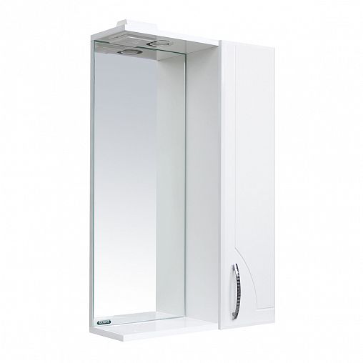 Шкаф с зеркалом для ванной Sanita Идеал-01, 80 x 52 x 17,6 см фото