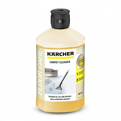 Средство для чистки ковров и мягкой мебели Karcher RM 519, для моющих пылесосов, 1 л фото