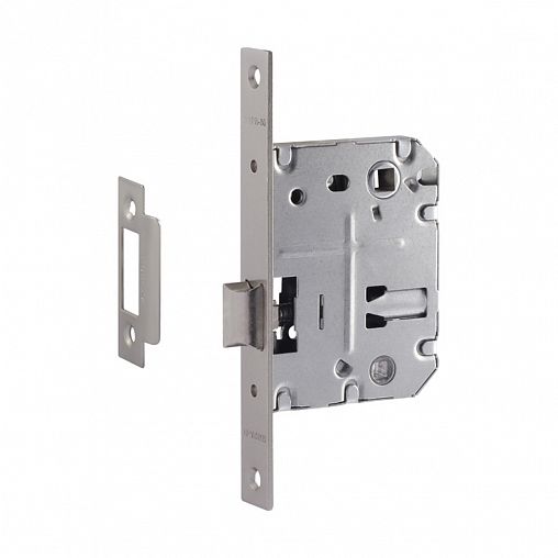 Корпус замка Нора-М 2070-70 ММ SN, прямая планка, матовый никель фото