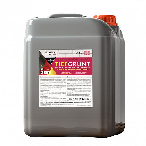 Грунтовка глубокого проникновения Farbitex Profi, 5 кг фото