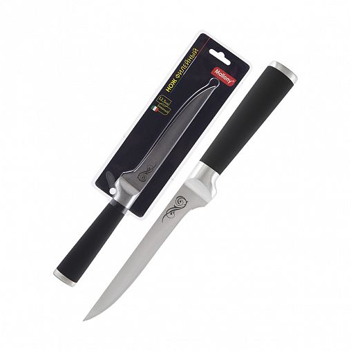 Нож филейный Mallony MAL-04RS, 125 мм фото