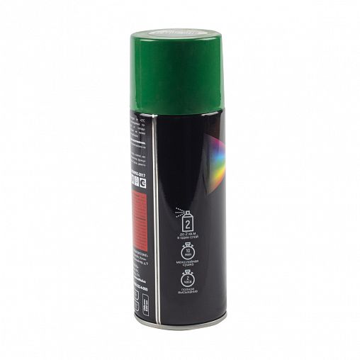 Краска аэрозольная акриловая Rayday RD-062, глянцевая, 520 мл, RAL 6029, зеленая фото