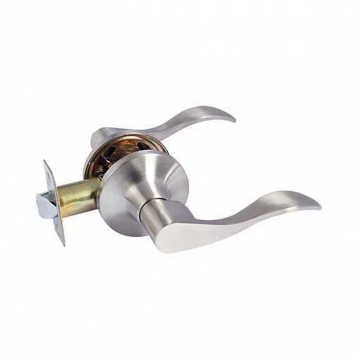 Ручка-защелка Нора-М Isparus ЗВ1-05, без запирания, матовый никель фото