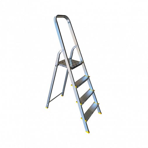 Стремянка Alumet АРА 7004, анодированное покрытие, алюминиевая, 4 ступени, 1,54 м фото