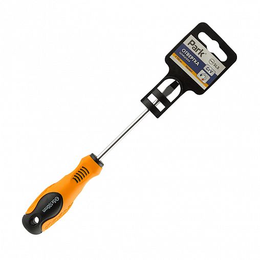 Отвертка шлицевая магнитная Park Standart, SL5 x 100 мм фото