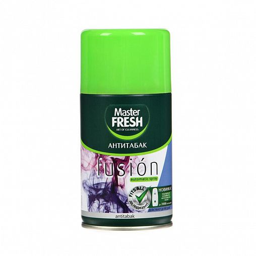 Сменный баллон освежителя воздуха Master Fresh Fusion Антитабак, 250 мл фото