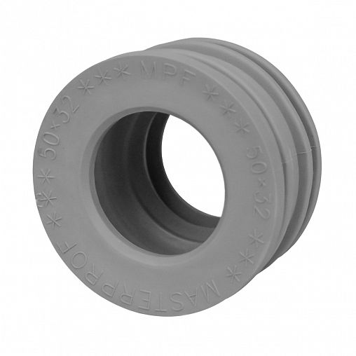 Манжета для канализации MPF, ТЭП, d 50 x 32 мм, серая фото