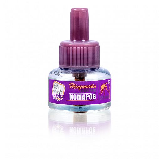 Жидкость от комаров Help, без запаха, 30 ночей фото