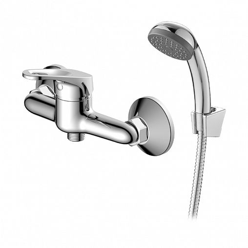 Смеситель для душа Decoroom DR21055, однорычажный, хром фото