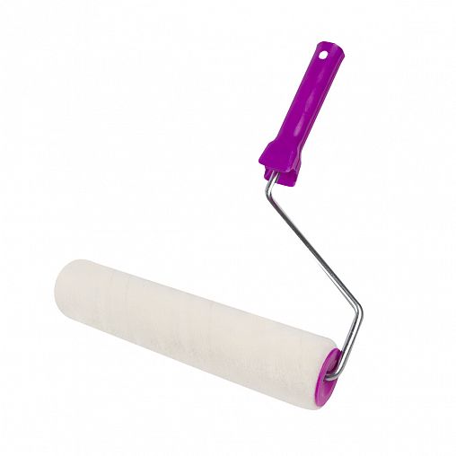 Валик велюровый для лака Krafor, D48 x 250 мм, ворс 4 мм, бюгель 8 мм фото