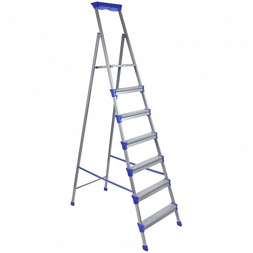 Стремянка стальная Nika СМ7, 7 ступеней, 2,19 м фото