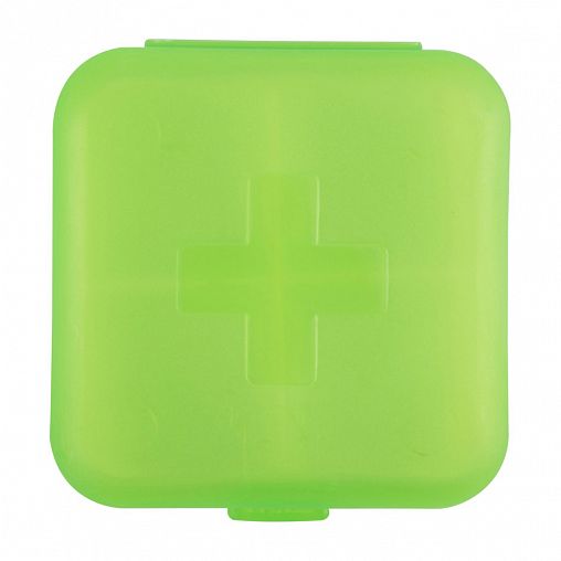 Таблетница Ecos, 4 секции, 6,5 x 6,5 x 2,1 см фото