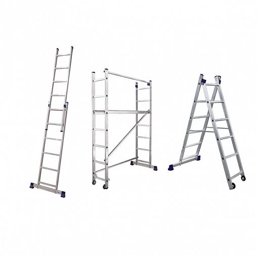 Лестница-помост Alumet SM 4006, алюминиевая, 2 x 6 ступеней, 1,7 м фото