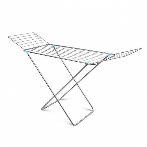 Сушилка для белья напольная Nika, сушильное полотно 18 м, серебро фото