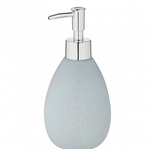 Дозатор для жидкого мыла Рыжий кот Пастель Azzurro, керамика, голубой фото