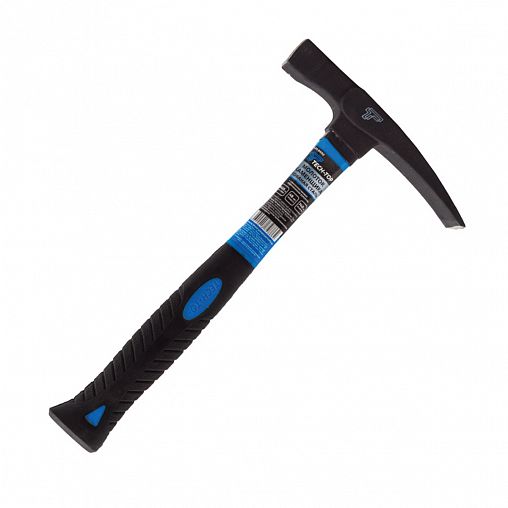 Молоток каменщика Tech-top, стеклопластиковая обрезиненная ручка, 600 г фото