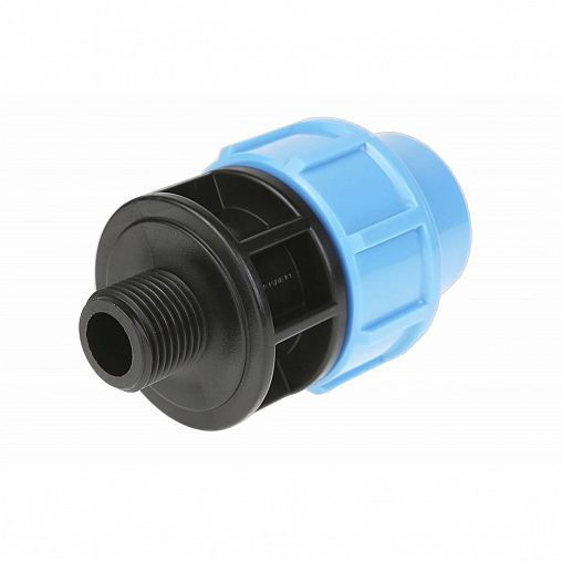 Муфта комбинированная полипропиленовая Джилекс, с наружной резьбой, 25 x 1/2" П фото