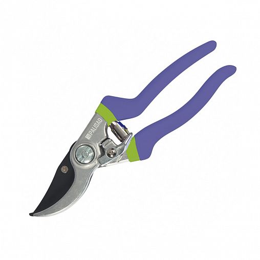 Секатор прямой Palisad, металлические обрезиненные рукоятки, 200 мм, синий фото