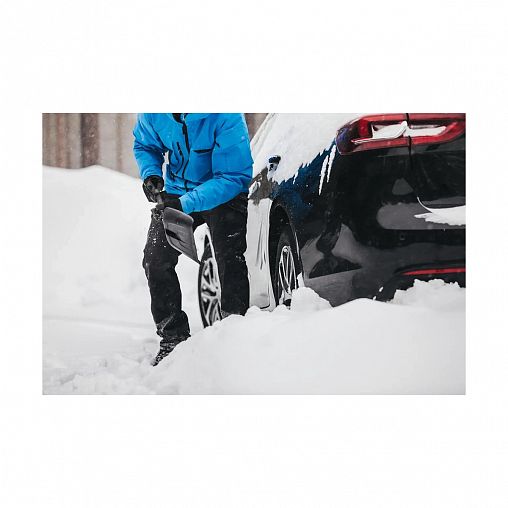 Лопата автомобильная для уборки снега Plantic Auto, с пластиковым черенком, 295 x 230 мм фото
