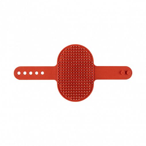 Щетка для вычесывания шерсти Рыжий кот, металлические зубчики, 12 см фото