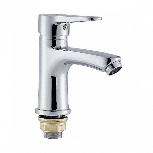 Смеситель для раковины с коротким изливом Fauzt FZS-242-B101, однорычажный, хром фото