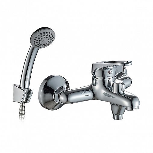 Смеситель для ванны с душем Rossinka B35-30, однорычажный, хром фото
