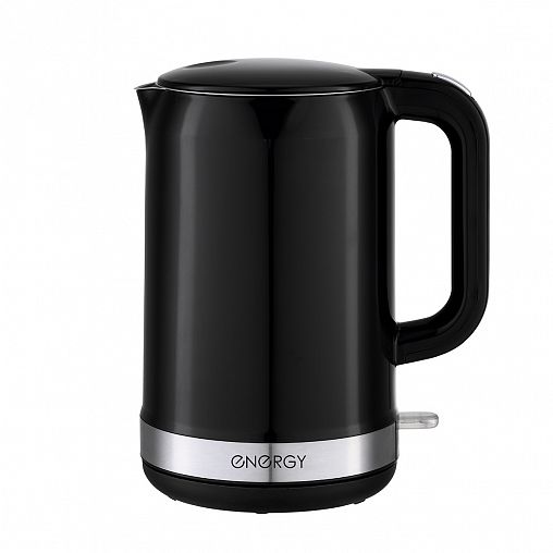 Чайник электрический Energy E-218, двойной корпус, 1,7 л, черный фото