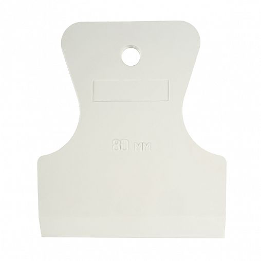 Шпатель резиновый Кедр, 80 мм, белый фото