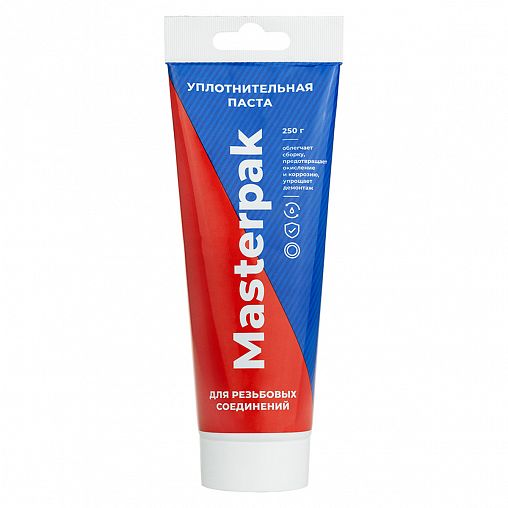 Паста уплотнительная универсальная Masterpak, для резьбовых соединений, 250 г, туба фото