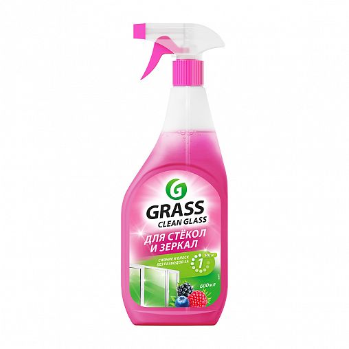 Средство для мытья стекол и зеркал Grass Clean Glass Лесные ягоды, 600 мл фото
