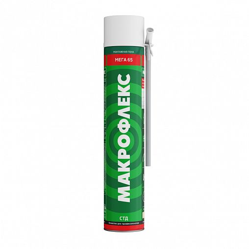 Бытовая монтажная пена с увеличенным выходом Макрофлекс Мега 65 СТД, 850 мл фото