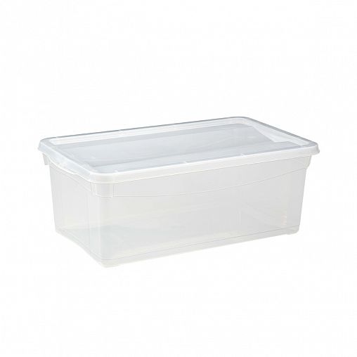 Ящик универсальный Econova Кристалл, 330 x 190 x 120 мм, 5 л, прозрачный фото