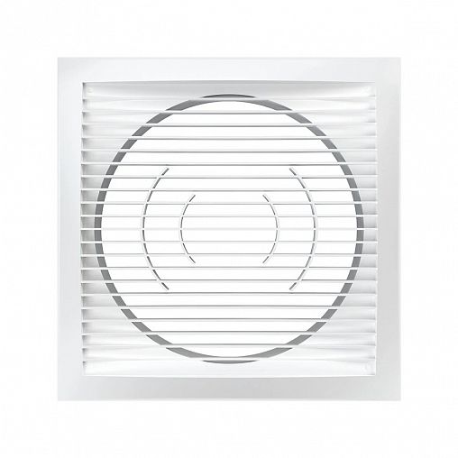 Приточно-вытяжная вентиляционная решетка Era, с фланцем d 160 мм, пластик, 200 x 200 мм фото