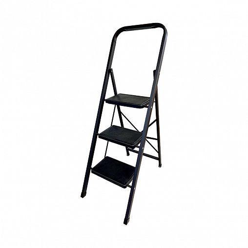 Стремянка c широкими ступенями Alumet MK803C, стальная, 3 ступени, 1,29 м фото