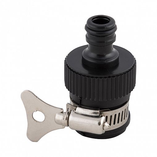 Соединитель для шлангов Park, с системой быстрой фиксации и хомутом, 1/2 - 3/4" фото