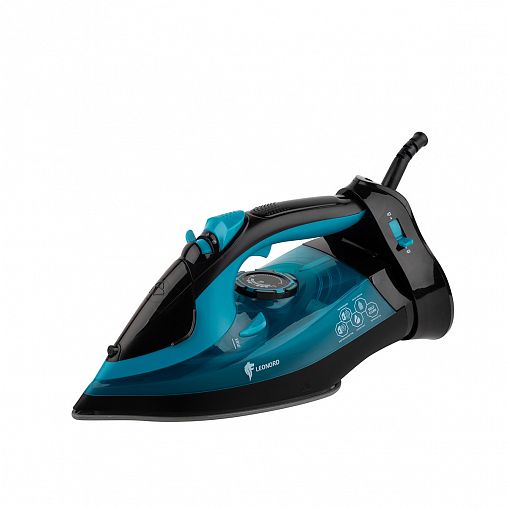 Утюг беспроводной Leonord LE-1807U, 2600 Вт, подошва керамическая, бирюзовый фото