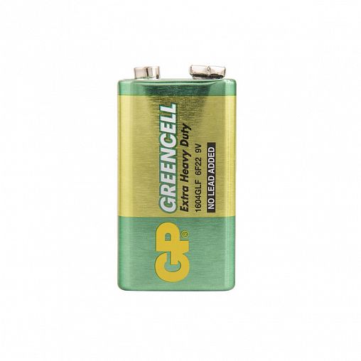Батарейка GP Greencell 1604G-B, типоразмер Крона, 1 шт фото