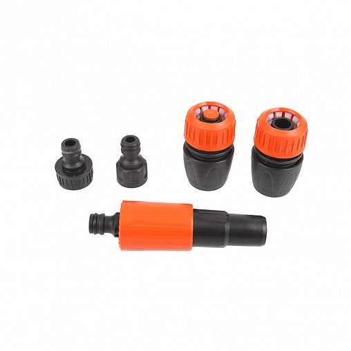 Набор для полива 3/4" Жук, регулируемая насадка, фитинги 1/2" - 3/4" фото